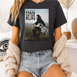 Man On The Run Paul Mccartney Movie T-Shirt