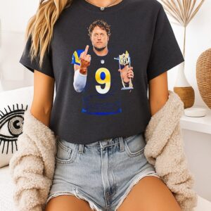 Matthew Stafford Los Angeles Rams 2025 NFL Mvp Middle Finger T-Shirt