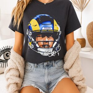 Matthew Stafford Los Angeles Rams Mvp Big Head Helmet T-Shirt