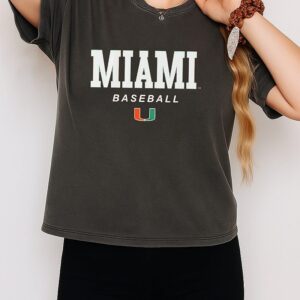Miami Baseball Miami Wordmark & Logo T-Shirt