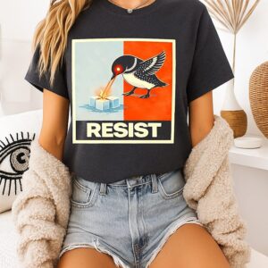 Minneapolis Resist Laser Loon Activist T-Shirt