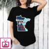 Minnesota Nice Fuck Ice Anti Trump Abolish Ice Map T-Shirt
