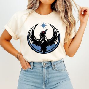 Minnesota Rebel Loon New Mn State Flag T-Shirt