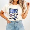 Mlb X Topps Chicago Cubs Raglan Cartoon T-Shirt