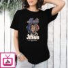 New York Mets In My Veins And Jesus In My Heart Christian Diamond Heart T-Shirt