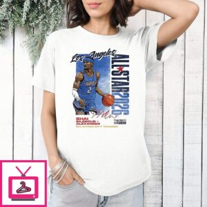 Okc Thunder Shai Gilgeous-Alexander 2026 All-Star Graphic T-Shirt