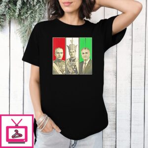 Pahlavi Dynasty Three Generations Reza Shah Mohammad Reza T-Shirt