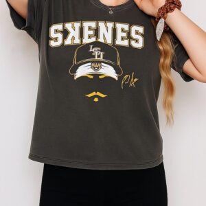Paul Skenes Lsu Baseball Stache Pro Signature T-Shirt