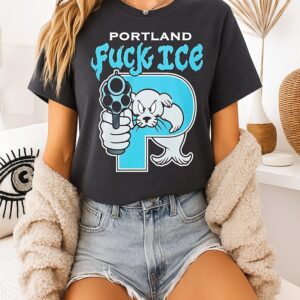 Portland Fuck Ice From Portland To Chicago T-Shirt