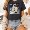 Raccoon Drinking Iced Coffee Photo T-Shirt