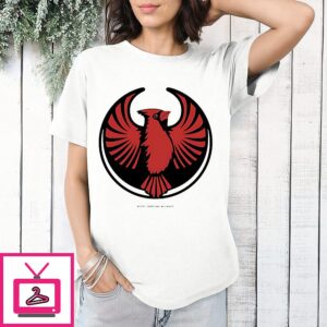 Rebel Northern Cardinal Alliance Bird Logo T-Shirt