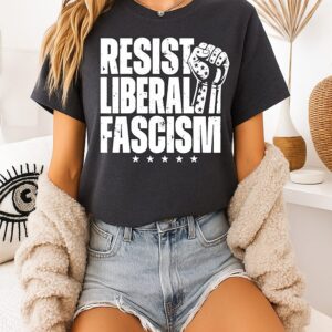 Resist Liberal Fascism Hand Off T-Shirt