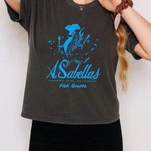 Sabella’s Fish Grotto San Francisco Ca Vintage Restaurant T-Shirt