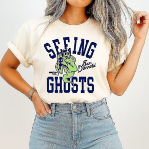 Sam Darnold Seattle Seahawks Seeing Ghosts T-Shirt