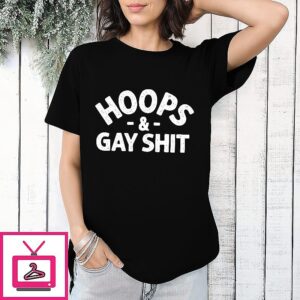 Sarah Spain Hoops And Gay Shit Curved T-Shirt