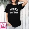 Sarah Spain Pucks And Gay Shit Curved T-Shirt