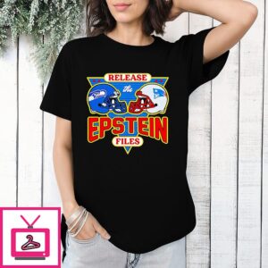 Seahawks Vs Patriots Release The Epstein Files T-Shirt