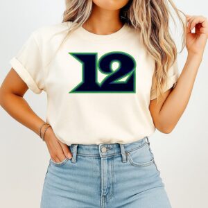 Seattle Seahawks 12 Number T-Shirt