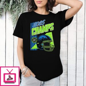 Seattle Seahawks 2025 Champs Helmet T-Shirt