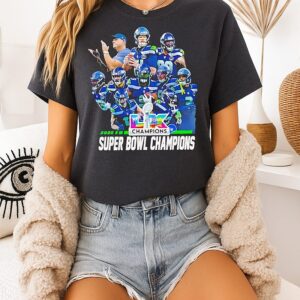 Seattle Seahawks 2025 Super Bowl Champions Graphic T-Shirt