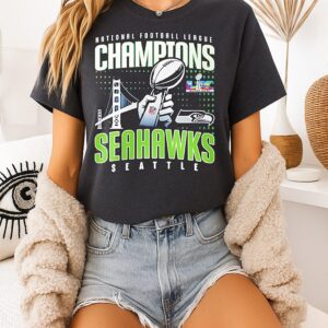Seattle Seahawks 2025 Super Bowl Lx Champions Making History T-Shirt