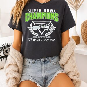 Seattle Seahawks Champions Super Bowl Lx 2025 T-Shirt