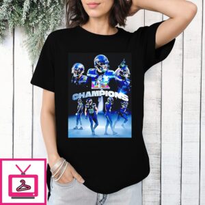 Seattle Seahawks Football ’26 Super Bowl Lx Champions Poster T-Shirt