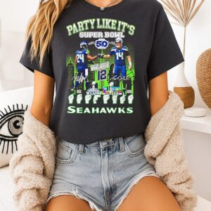 Seattle Seahawks Super Bowl Champions Party Like It’s We Are 12 T-Shirt