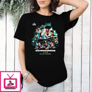 Seattle Seahawks Super Bowl Lx Champion Campeones T-Shirt