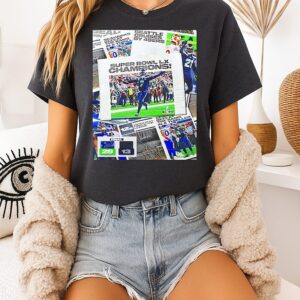 Seattle Seahawks Super Bowl Lx Champions 2026 Above The Fold News T-Shirt