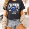 Seattle Seahawks Super Bowl Lx Champions Helmet Vintage T-Shirt