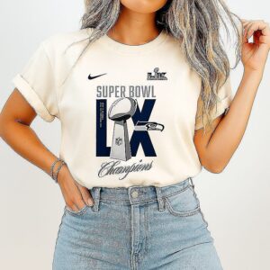 Seattle Seahawks Super Bowl Lx Champions Lombardi Cup T-Shirt