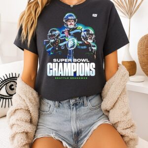 Seattle Seahawks Super Bowl Lx Sblx Champions Poster T-Shirt
