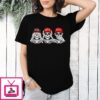 See No Crimes Hear No Truth Speak No Facts Anti Maga Red Hat T-Shirt