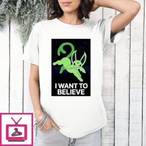 Shiny Espeon I Want To Believe The X-Files T-Shirt