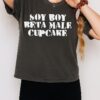Soy Boy Beta Male Cupcake Text T-Shirt