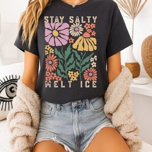 Stay Salty Melt Ice Abolish Ice T-Shirt
