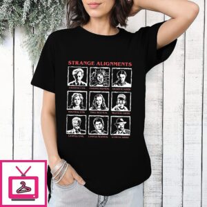 Strange Alignments Stranger Things Character Traits T-Shirt