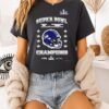 Super Bowl Lx Champions Seattle Seahawks Helmet T-Shirt