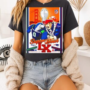 Super Bowl Lx Seahawks Vs Patriots Mascot T-Shirt