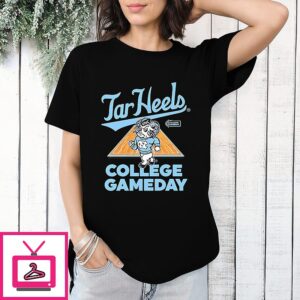 Tar Heels Carolina Basketball College Gameday Live From Chapel Hill Rameses Mascot T-Shirt