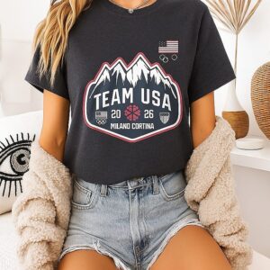 Team USA Milano Cortina 2026 Logo T-Shirt