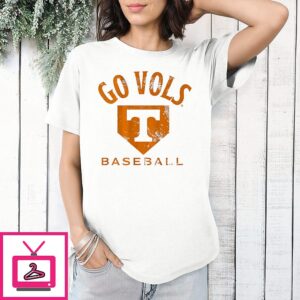 Tennessee Baseball The Vols Home Plate Logo ’26 T-Shirt