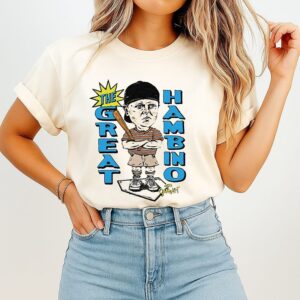 The Sandlot The Great Hambino Raglan Cartoon T-Shirt
