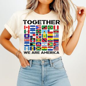 Together We Are America Flags T-Shirt
