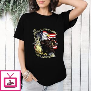 United States Of America 250th Anniversary 1776-2026 Symbol T-Shirt