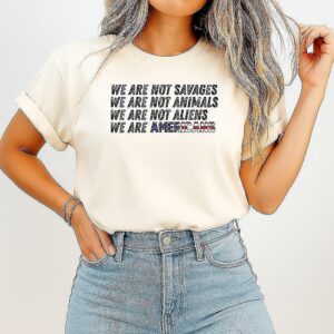 We Are Not Savages We Are Not Animals Bad Bunny Ice Out T-Shirt