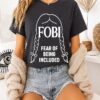 Wednesday Addams Fobi Fear Of Being Included Hair Sketch T-Shirt