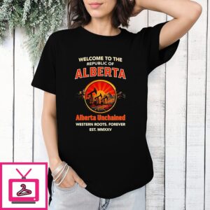 Welcome To The Albertan Republic Albertan Unchained T-Shirt