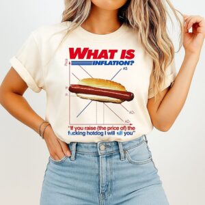 What Is Indletion If You Raise The Price Of The Fcking Hotdog I Will You T-Shirt